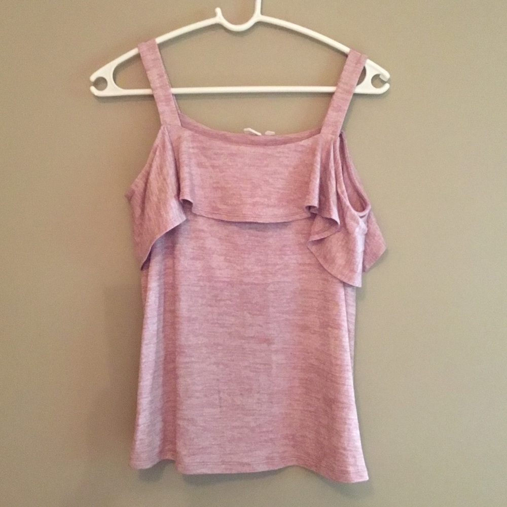 GAP Pink Ruffle Tank, Size S